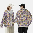 thumbnail image 4 of Gaeub Plum Men's and Women's UPF 50+ Long-Sleeved Sun Protection Clothing, Fishing Shirt Long Sleeve Zip-Large, 4 of 7