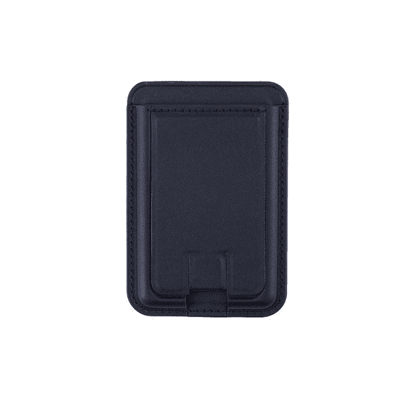 Strong Magnetic Wallet Phone Card Holder for iPhone 15 Series, RFID Leather Phone Wallet Sticks on iPhone 14/13/12 Pro/Promax Series and Devices