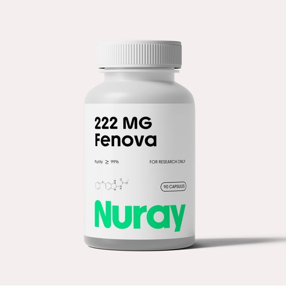 Nuray Fenova 222 mg Capsules – High Purity Research Compound, Laboratory Use Only, Non-Human Use, 90 Count
