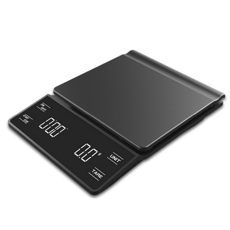 

Thinsont 3kg/0.1g LED Screen Digital Accurate Coffee Scale Touch Screen Tea Baking Powder Electronic Scales Kitchen Gadget Home Supplies