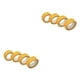thumbnail image 3 of Vogacara 4 Uds neumáticos de goma para modelo de control remoto 1/18 Kit de modificación Oro 2piezas, 3 of 5