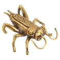 thumbnail image 1 of Adorno De Grillo De Cobre Antiguo, Figura De Escritorio De La Suerte Para Mascotas, Decoración Exquisita De Oficina, 1 of 7