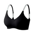 thumbnail image 2 of Lenpel Seamless Bras for Women No Underwire Lightly Padded Full Coverage Lift up Bralettes Soft Comfortable T Shirt Bras, 2 of 6