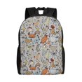 thumbnail image 1 of Fotbe Funny Chicken Mochila de Viaje para Laptop, Mochila Ejecutiva Delgada y Resistente 15.6", 1 of 8