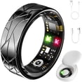 thumbnail image 1 of Monitor de actividad física Smart Ring Jawploy Sleep HR, negro, 1 of 7