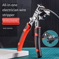 thumbnail image 5 of Alicates Pelacables Multifuncionales Alicates de Electricista Industrial para Pelar Cables Cortadores de Cables Engarzado de Terminales A, 5 of 5