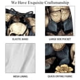 thumbnail image 4 of luoweisi Men's Beach Shorts Quick Dry Swim Trunks with Mesh Lining Skull Butterfly 2XL, 4 of 5