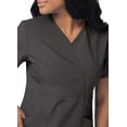 thumbnail image 3 of Sivvan Women's Scrub Set - Multi Pocket Cargo Pants & Stylish Mock Wrap Top (Available in 15 Colors), 3 of 6