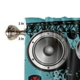 thumbnail image 7 of Rock Music Speaker Guitar Curtains For Living Room Kitchen Curtain Bedroom Decorative Window Treatments Home Drapes, 7 of 7