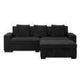 thumbnail image 4 of Gewnee 103.5” Modular Deep Seat Sectional Sofa with Movable Ottomans 3-Seat L Shape Cloud Couch for Living Room, 4 of 19