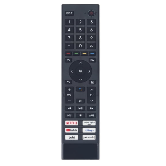 Allimity ERF3J80H Voice Replaced Remote Control Compatible with Hisense 4K UHD Smart TV 55U79KQ 75U79KQ 50A68G 55A68G 60A68G 65A68G 70A68G 75A68G 85A68G 43A68G 50U68G 55U68G