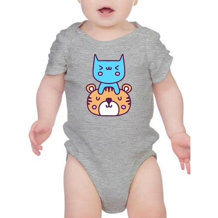 

Cute Cat And Tiger Bodysuit Infant -Image by Shutterstock 12 Months