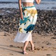 thumbnail image 6 of Turtle Chic Chiffon Summer Dress: Beach Skirt with Polyester Straps, 6 of 6