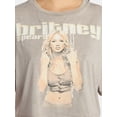 thumbnail image 4 of Britney Spears Women's Skimmer Tee with Short Sleeves, XXS-4X, 4 of 5