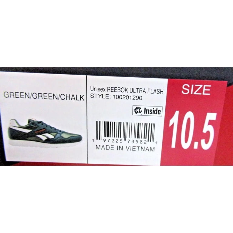 NEW Reebok Ultra Flash Shoes MENS Green Green Chalk Lace Up Sneakers‎ SIZE 8 NEW Reebok Ultra Flash Shoes MENS Green Green Chalk Lace Up  main image 3
