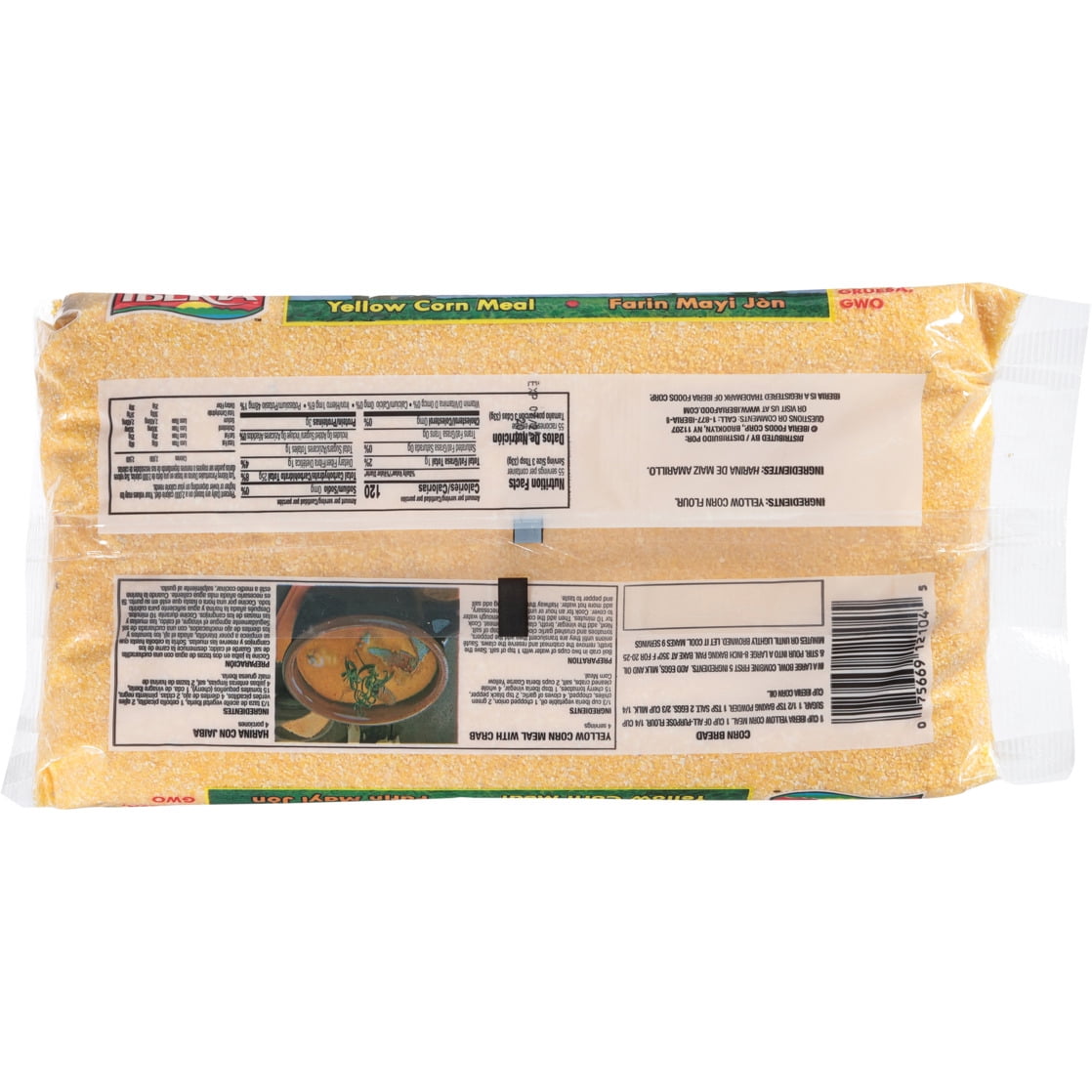 (3 pack) Iberia Coarse Yellow Corn Meal, 64 oz