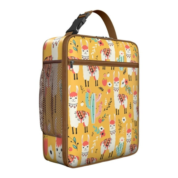 Premium Insulated Alpaca Lunch Box for Men & - Reusable Lunch Bag with,Hour Temperature Retention, Compact & Lightweight Design for Office, Work, Picnic, Travel - Durable Lunch Tote for Adults.