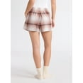 thumbnail image 4 of Joyspun Women's Flannel Pajama Boxer Shorts, 3'' Inseam, Sizes XS-3X, 4 of 7