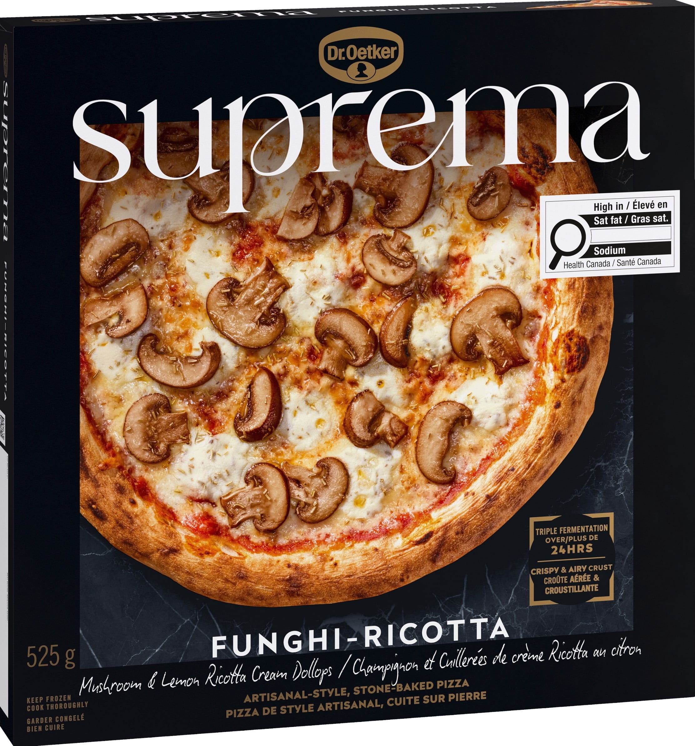 Suprema Champignon et Cuillerées de crème Ricotta au citron Suprema Champignon et Cuillerées de crème Ricotta au citron 525g