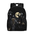 thumbnail image 1 of The Nightmare Before Christmas Backpack Laptop School Bag College Student Satchel Lightweight Basic Backpack, 1 of 1