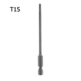thumbnail image 1 of 1 Pcs Magnetic Torx Screwdriver Bit 100mm Long T15, 1 of 10