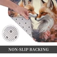 thumbnail image 6 of Sikiie Romantic Flower Fox Print Flannel Anti-slip Floor Mat 16x24in, Thickened Dustproof Entrance Door Mat Floor Mat for Kitchen, Bathroom, Laundry Room, 6 of 7