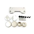 thumbnail image 2 of Xingzhi Invisible Shell Mount Shell Post For 1/24 Axial SCX24 Crawler Silver RC Car Part Silver, 2 of 6