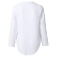 thumbnail image 5 of Pntutb Flash Picks! Womens Ladies Zipper Button Long Sleeve Loose Chiffon Shirts Clothing, 5 of 6