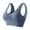 08# Blue, variant on Qwertyu Wirefree Bras for Women Full Coverage No Underwire Everyday Bras Comfortable Wireless Jelly Bras Light pink 2XL