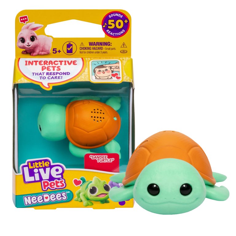 Little Live Pets NeeDees – Mascota Interactiva Portátil Con Más De 50 Sonidos, Respuesta Al Tacto Y Puntuación – ¡Colecciona Las 13!