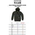 thumbnail image 6 of Pro Club Men's Heavyweight Full Zip Fleece Hoodie, 6 of 6