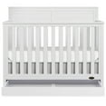 thumbnail image 2 of Dream On Me Reign 5 in 1 Convertible Crib with Under Drawer in White, 2 of 12