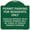 Green, variant on SignMission Designer Series Sign - Permit Parking for Residents Only Vehicles Without Valid Parking Permits Will Be Towed at Vehicle Owner's Expense | Green & Tan 18" X 18" Heavy-Gauge