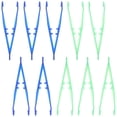 thumbnail image 1 of LEEYNEER 10pcs Disposable Tweezers Medical Beads Tweezers Plastic Craft Tweezers for DIY (Color Random), 1 of 6