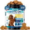 thumbnail image 1 of Probiótico para perros Woyamay 200 golosinas para la salud digestiva, 1 of 8