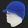 Ski Snowboard Visor - New Royal Blue Ski Visor Beanie Hat Cap Knit Skull Winter Jeep Snowboard Beanies