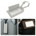 thumbnail image 5 of Unique Bargains 1 Pc Horizontal Flip Luggage Tag for Travelling Gray Polyurethane, 5 of 5