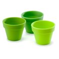 thumbnail image 1 of Fusionbrands PetitePot Silicone Pinch Bowl Set Of 3 Green, 1 of 5