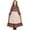 Brown, variant on KAUOD Girls Oktoberfest Long Dirndl Dress Skirts Outfits Long Sleeve Pleated Elegant Traditional Dresses Cute Retro Dress
