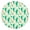 Fitted, variant on Waterproof Round Tablecloth Fitted with Elastic Edge, Desert Cactus Art and Watercolor Cactus Prints, Durable Vinyl with Backing for Indoor and Outdoor Use