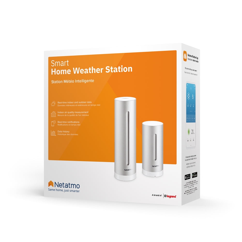 Netatmo Indoor and Outdoor Wireless Weather Station with Air