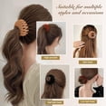 thumbnail image 2 of LAICAIW 3 Pcs Pinces à Cheveux Nid d'Oiseau Accessoires pour Cheveux pour Femmes et Filles Velours Extensible Chignon Pince à Cheveux Fixe Vintage Rétractable Porte-Queue de Cheval Boucles (Couleur-10), 2 of 6
