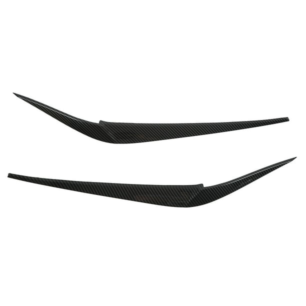 Headlamp Eyelid Decal Cover, Dustproof ABS Headlight Eyebrow 1 Pair Rustproof Nonfading Simple Installation For Car ANGGREK Otros