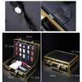 thumbnail image 2 of Grandes Kits de herramientas de salón de peluquero, caja organizadora de viaje de almacenamiento - Oro Sunnimix Estuche de transporte de peluquero estilista, 2 of 8
