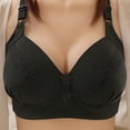 thumbnail image 2 of THDHVS Womens Plus Size Bras,Womens Sports Bras,Lady's Embroidered Glossy Comfortable Breathable Bra Underwear No Rims Black 52, 2 of 7
