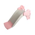 thumbnail image 1 of Tobogán para niños pequeños, plegable, de plástico, estructura estable, protección fiable, tobogán para niños, color rosa, 1 of 12