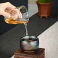 thumbnail image 5 of Taza de té Kung Fu, mini taza maestra, hecha a mano, juego de té de cerámica, taza de té, taza de té torneada en un solo horno, 5 of 5