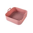 thumbnail image 2 of Olla de silicona multifuncional, gruesa, cuadrada, bandeja para hornear con calefacción, herramienta para restaurante, almohadilla para freidora Herramientas y accesorios para hornear Rosa/L, 2 of 6