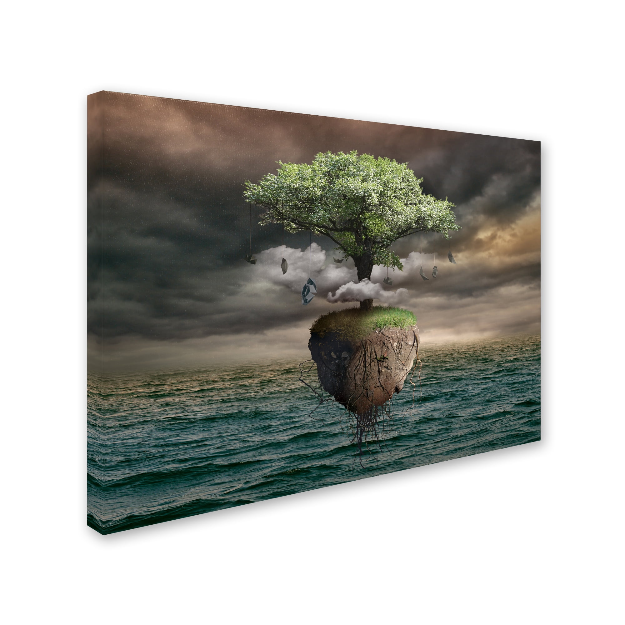 Trademark Fine Art 'Sky Island' Canvas Art by Radoslav Penchev