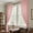 Pink, variant on SMILETIME Velvet Curtains with Rod Pocket, Thermal Insulated Super Soft Privacy Noise Reducing Light-Filtering Velvet Curtains for Living Room Bedroom, 2 Panels